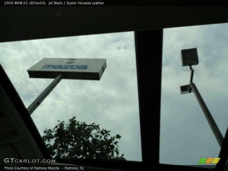 Jet Black / Oyster Nevada Leather 2009 BMW X3 xDrive30i
