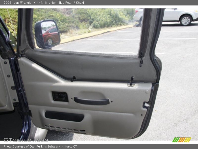 Midnight Blue Pearl / Khaki 2006 Jeep Wrangler X 4x4