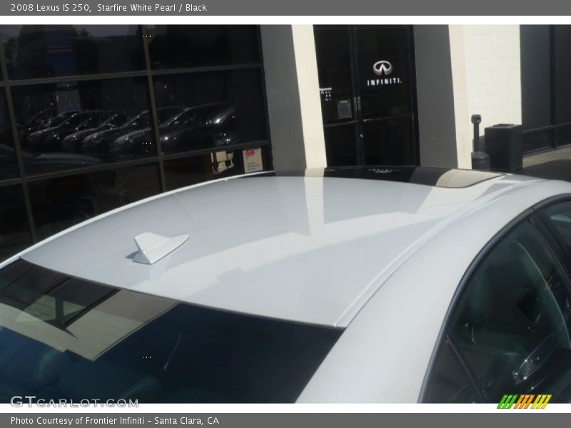Starfire White Pearl / Black 2008 Lexus IS 250
