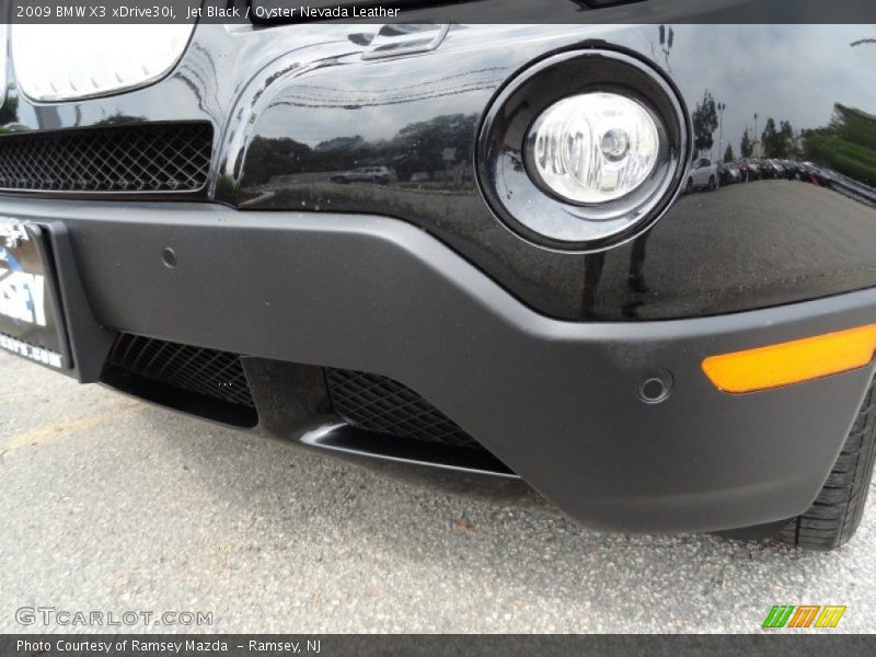 Jet Black / Oyster Nevada Leather 2009 BMW X3 xDrive30i