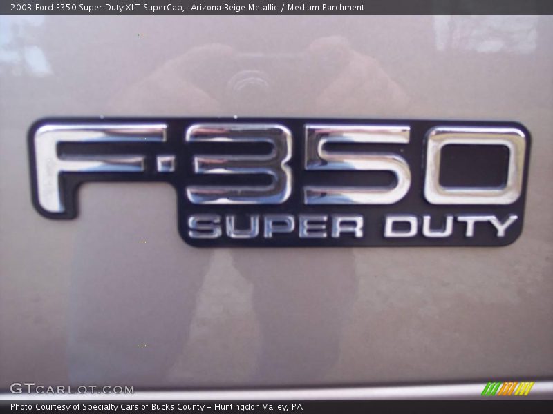 Arizona Beige Metallic / Medium Parchment 2003 Ford F350 Super Duty XLT SuperCab