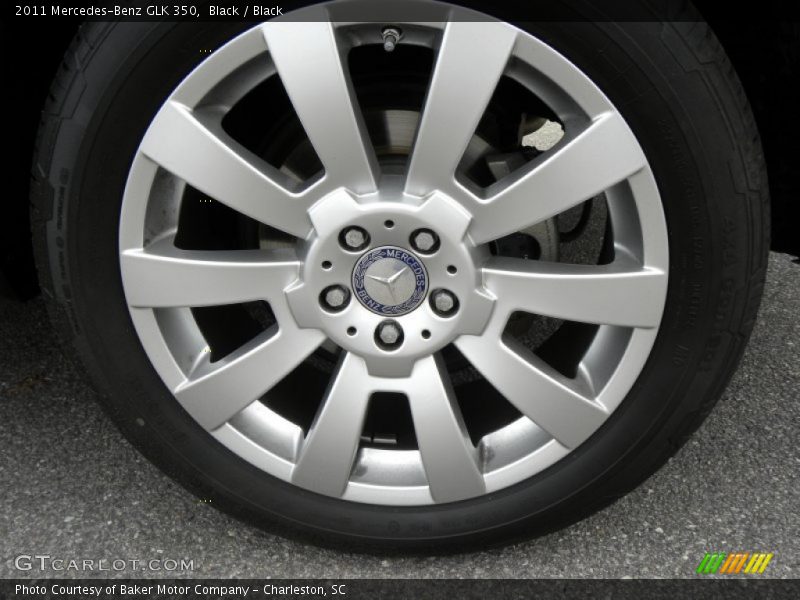 Black / Black 2011 Mercedes-Benz GLK 350