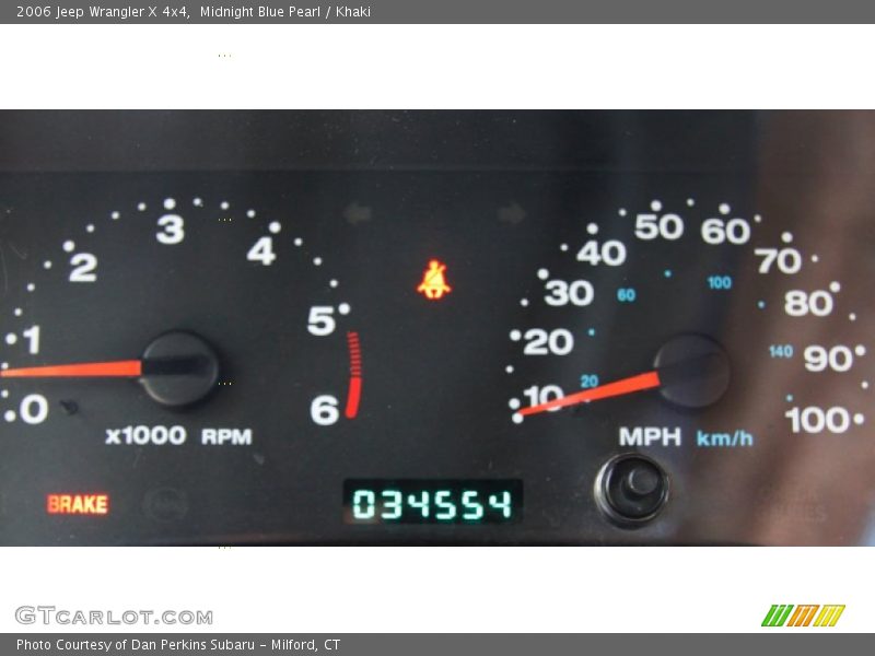 Midnight Blue Pearl / Khaki 2006 Jeep Wrangler X 4x4