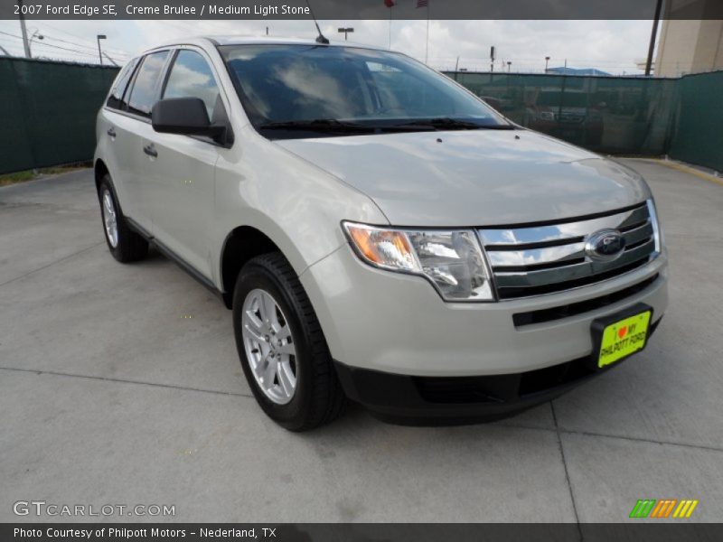 Creme Brulee / Medium Light Stone 2007 Ford Edge SE