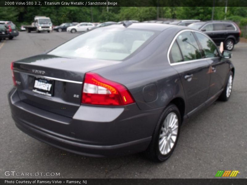 Titanium Gray Metallic / Sandstone Beige 2008 Volvo S80 3.2