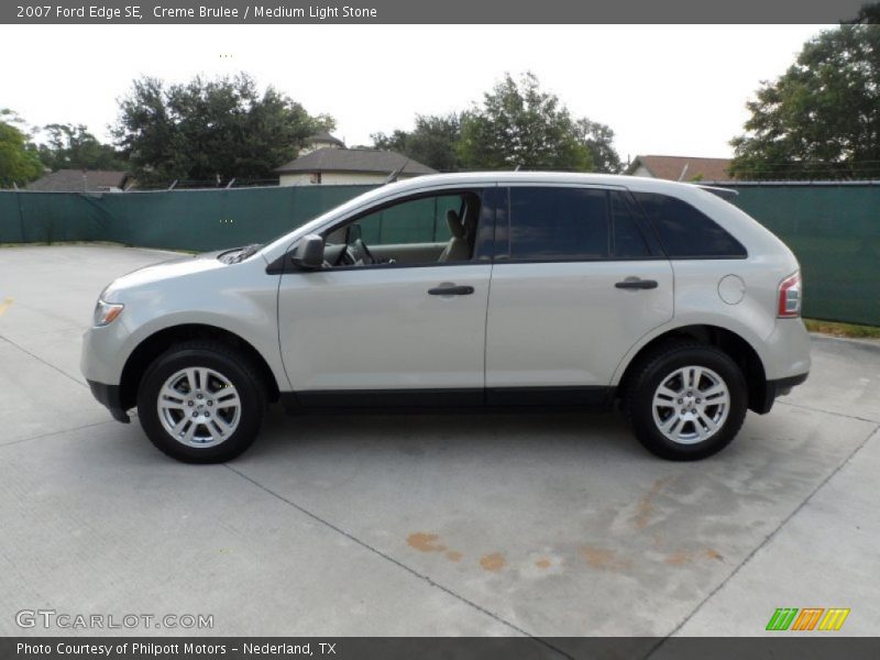 Creme Brulee / Medium Light Stone 2007 Ford Edge SE
