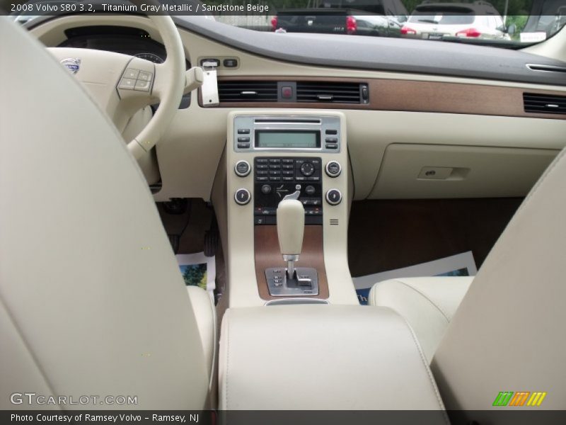 Titanium Gray Metallic / Sandstone Beige 2008 Volvo S80 3.2