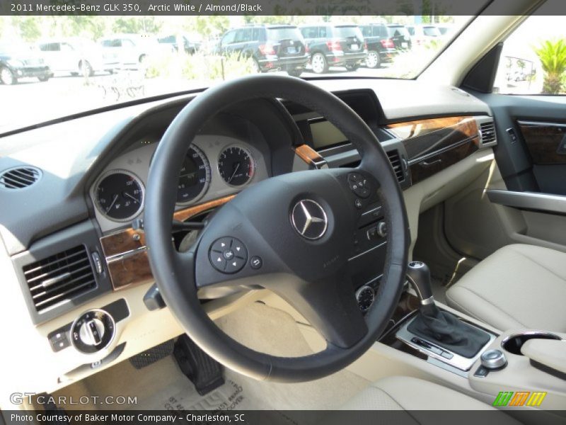 Arctic White / Almond/Black 2011 Mercedes-Benz GLK 350