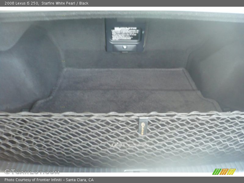Starfire White Pearl / Black 2008 Lexus IS 250