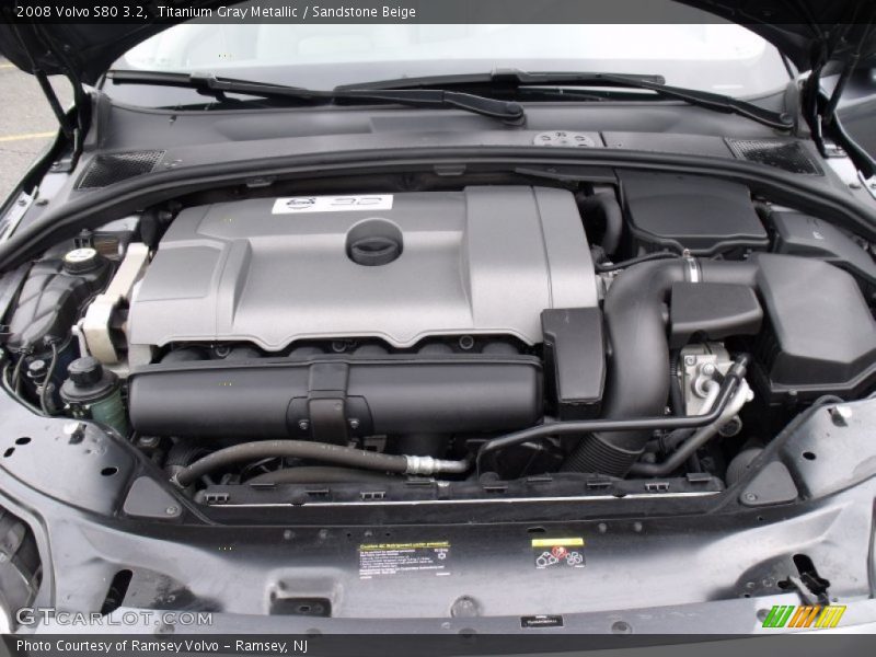 Titanium Gray Metallic / Sandstone Beige 2008 Volvo S80 3.2