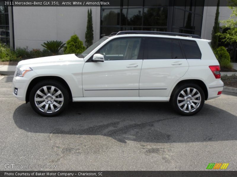 Arctic White / Almond/Black 2011 Mercedes-Benz GLK 350