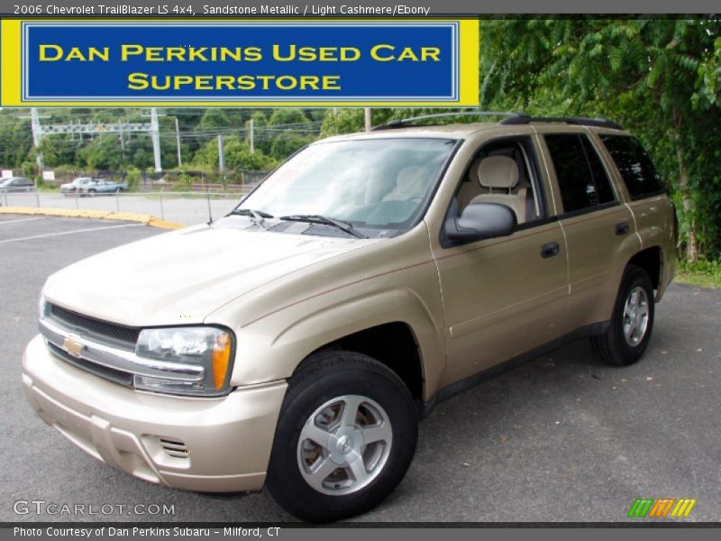 Sandstone Metallic / Light Cashmere/Ebony 2006 Chevrolet TrailBlazer LS 4x4