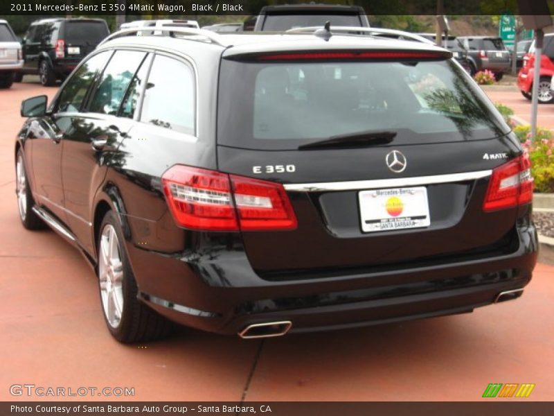 Black / Black 2011 Mercedes-Benz E 350 4Matic Wagon