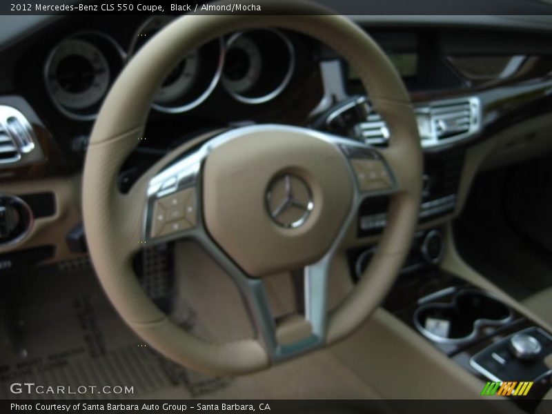 Black / Almond/Mocha 2012 Mercedes-Benz CLS 550 Coupe