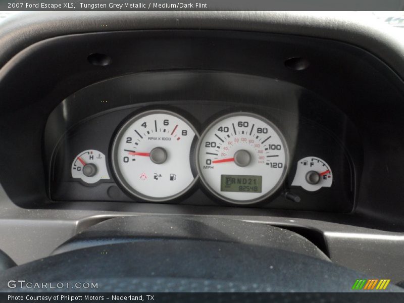 Tungsten Grey Metallic / Medium/Dark Flint 2007 Ford Escape XLS