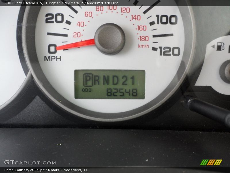 Tungsten Grey Metallic / Medium/Dark Flint 2007 Ford Escape XLS