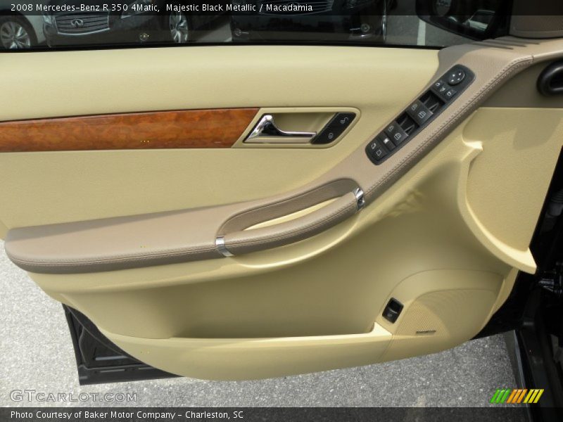 Majestic Black Metallic / Macadamia 2008 Mercedes-Benz R 350 4Matic