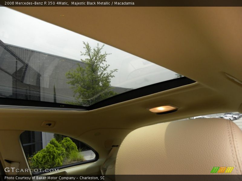 Majestic Black Metallic / Macadamia 2008 Mercedes-Benz R 350 4Matic
