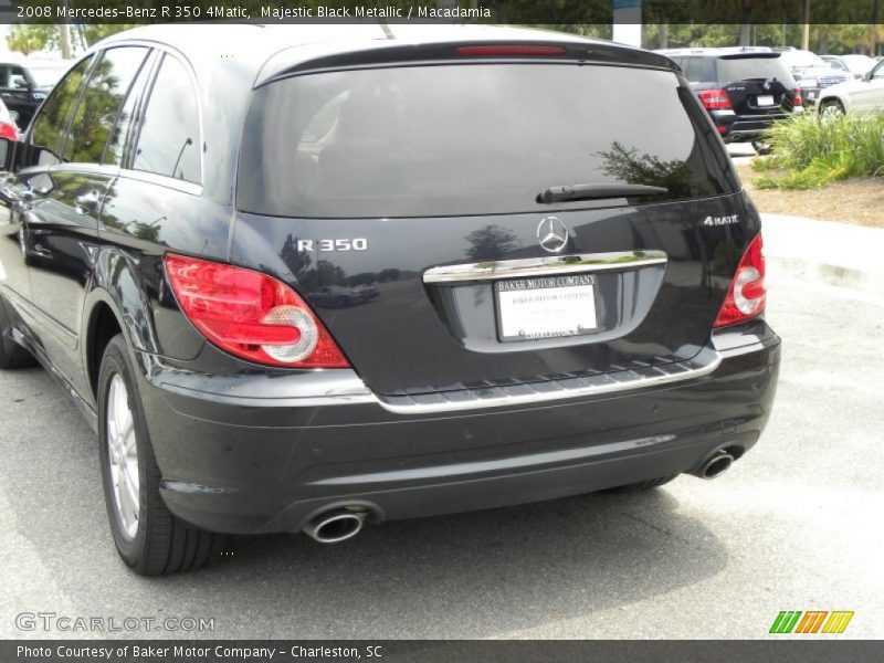 Majestic Black Metallic / Macadamia 2008 Mercedes-Benz R 350 4Matic
