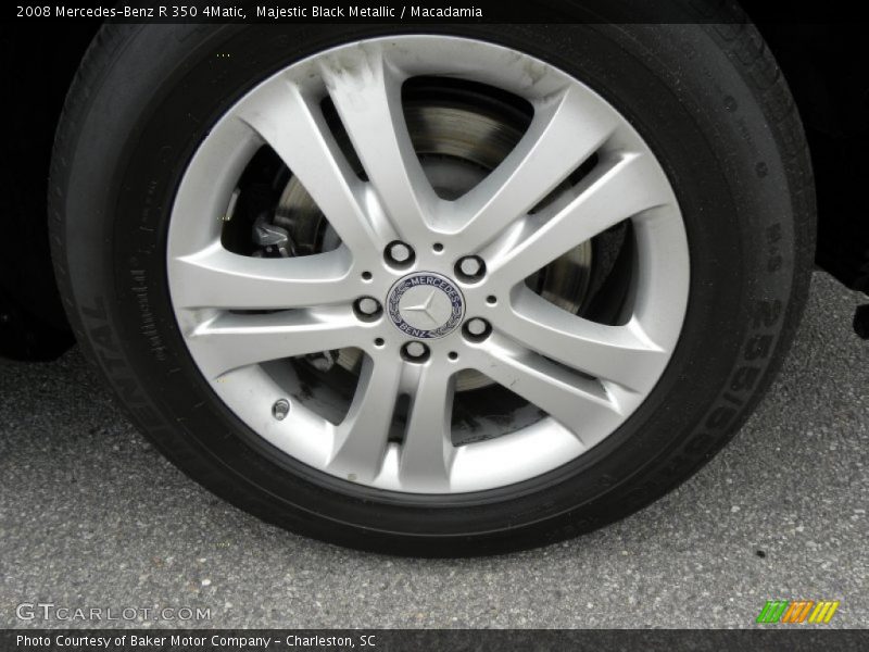 Majestic Black Metallic / Macadamia 2008 Mercedes-Benz R 350 4Matic
