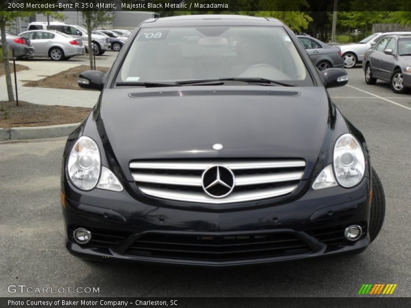 Majestic Black Metallic / Macadamia 2008 Mercedes-Benz R 350 4Matic