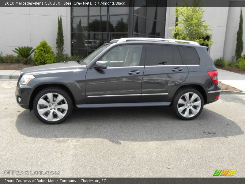 Steel Grey Metallic / Almond/Black 2010 Mercedes-Benz GLK 350