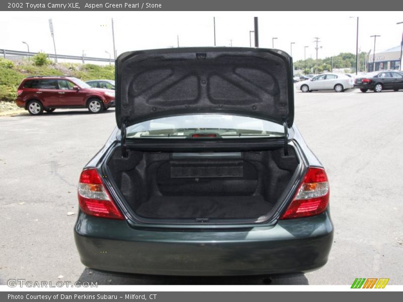 Aspen Green Pearl / Stone 2002 Toyota Camry XLE