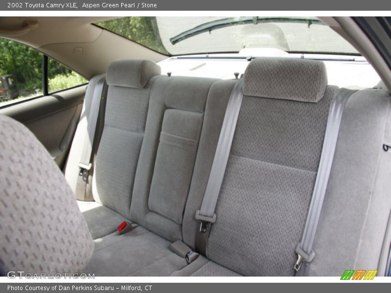Aspen Green Pearl / Stone 2002 Toyota Camry XLE