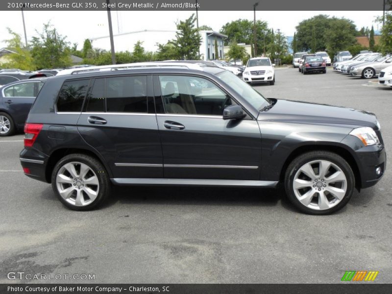 Steel Grey Metallic / Almond/Black 2010 Mercedes-Benz GLK 350