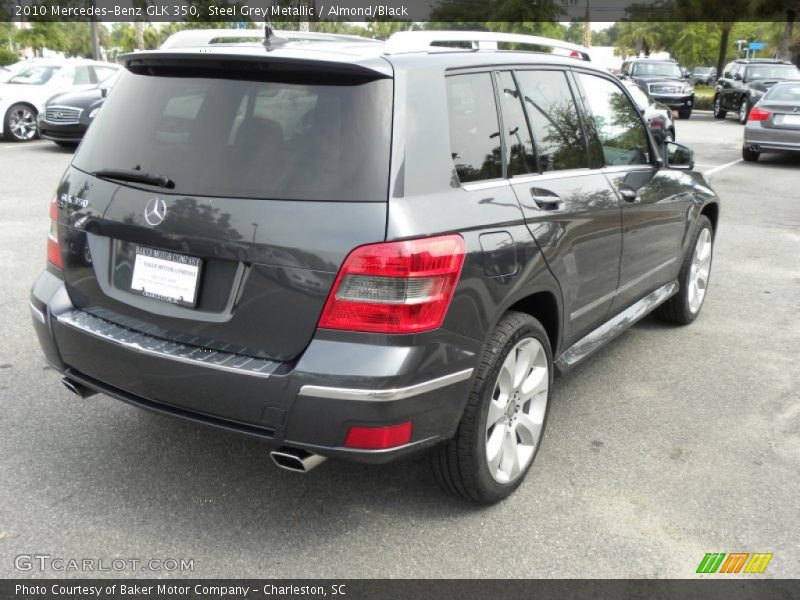 Steel Grey Metallic / Almond/Black 2010 Mercedes-Benz GLK 350