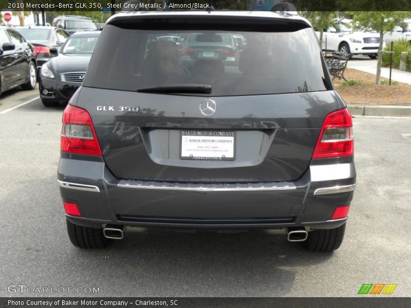 Steel Grey Metallic / Almond/Black 2010 Mercedes-Benz GLK 350