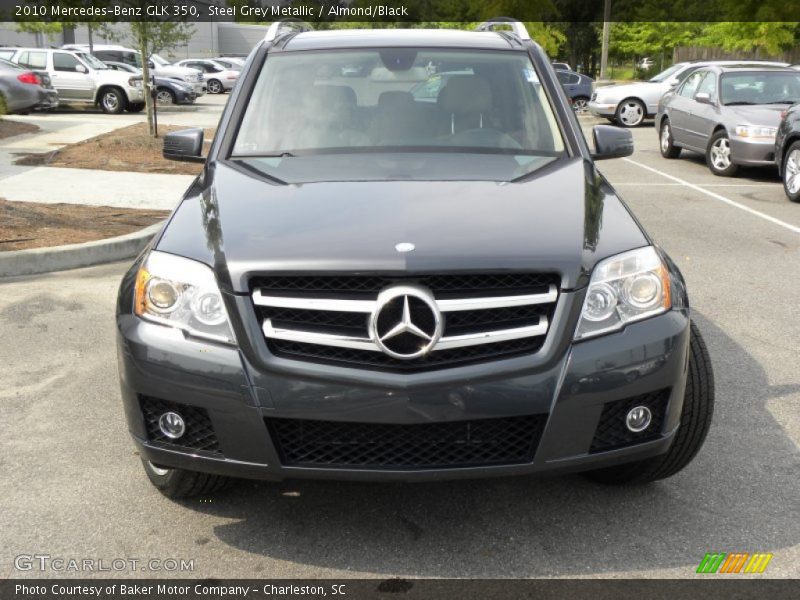 Steel Grey Metallic / Almond/Black 2010 Mercedes-Benz GLK 350
