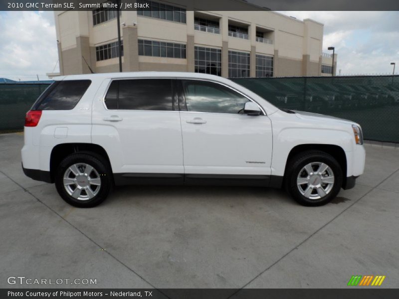 Summit White / Jet Black 2010 GMC Terrain SLE