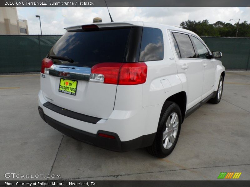 Summit White / Jet Black 2010 GMC Terrain SLE