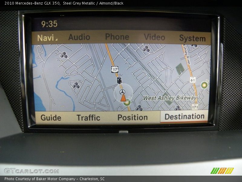 Steel Grey Metallic / Almond/Black 2010 Mercedes-Benz GLK 350