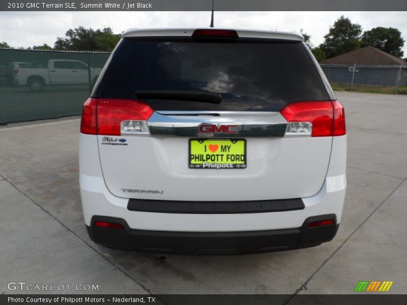 Summit White / Jet Black 2010 GMC Terrain SLE