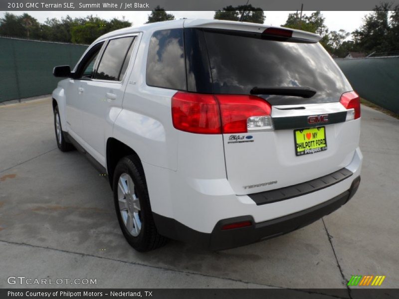Summit White / Jet Black 2010 GMC Terrain SLE