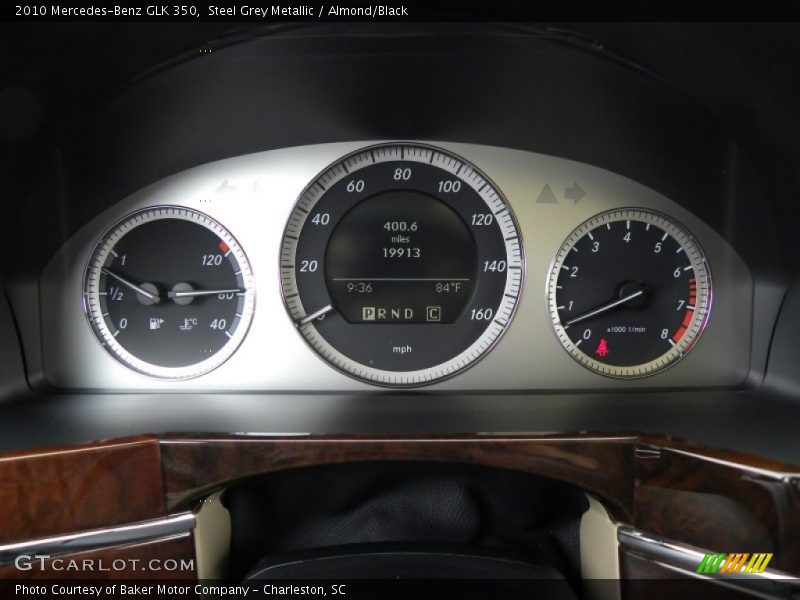 Steel Grey Metallic / Almond/Black 2010 Mercedes-Benz GLK 350