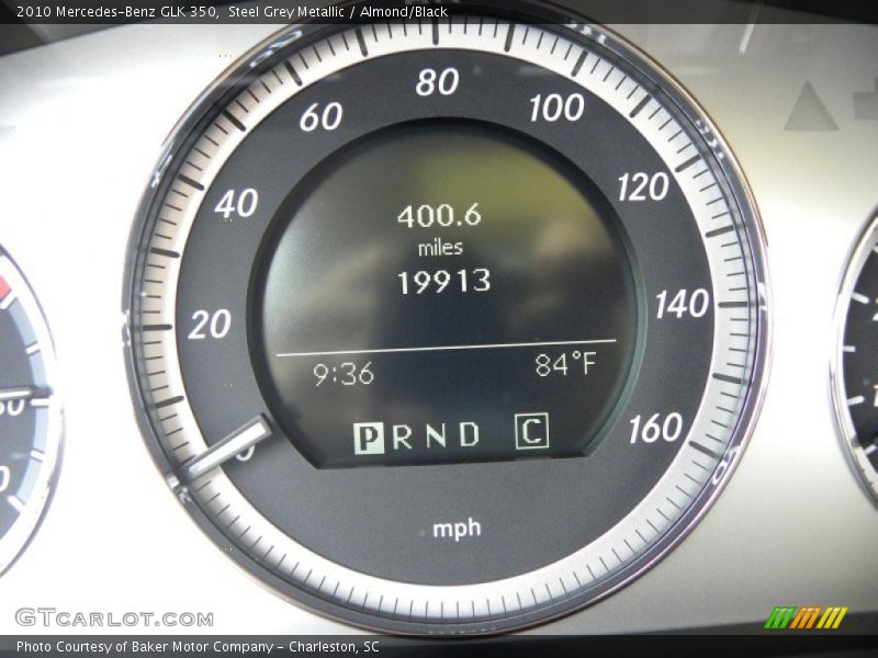 Steel Grey Metallic / Almond/Black 2010 Mercedes-Benz GLK 350