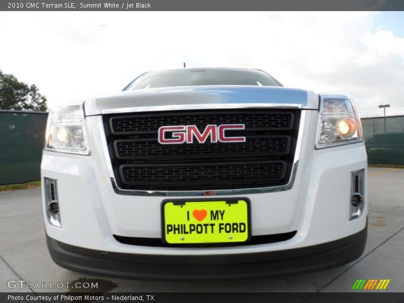 Summit White / Jet Black 2010 GMC Terrain SLE