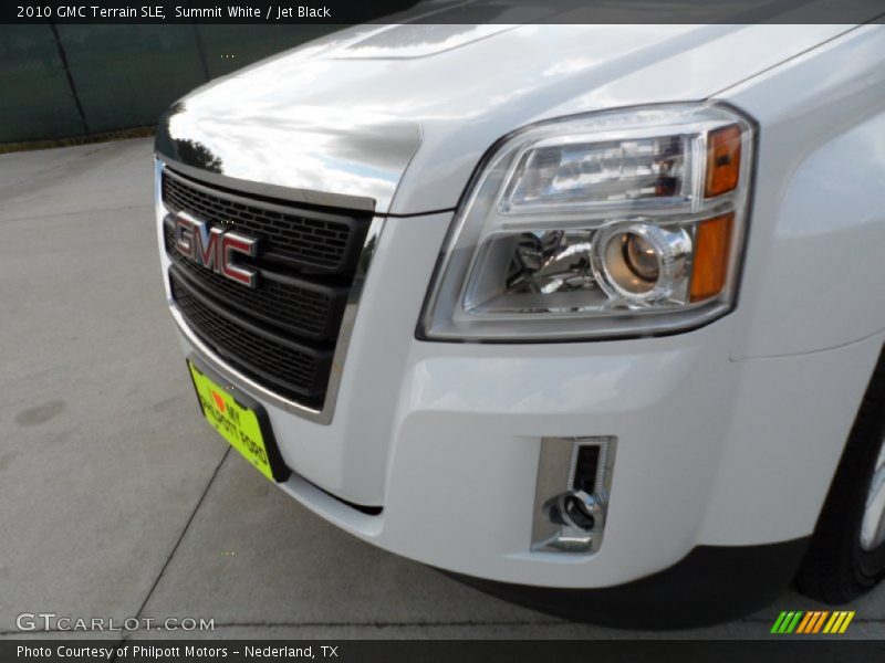 Summit White / Jet Black 2010 GMC Terrain SLE