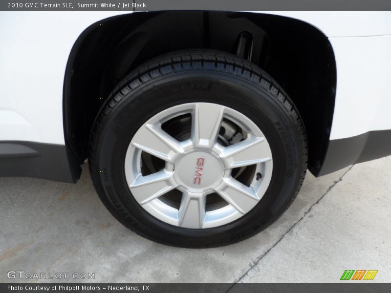 Summit White / Jet Black 2010 GMC Terrain SLE