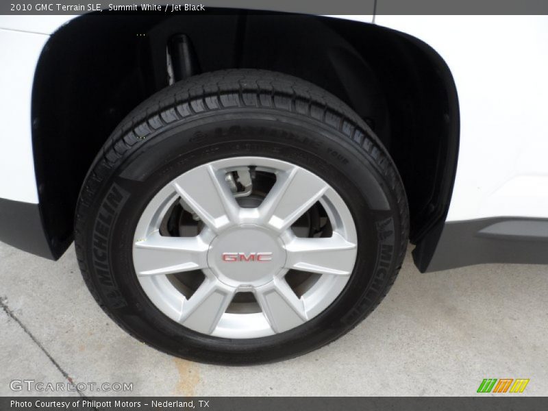 Summit White / Jet Black 2010 GMC Terrain SLE