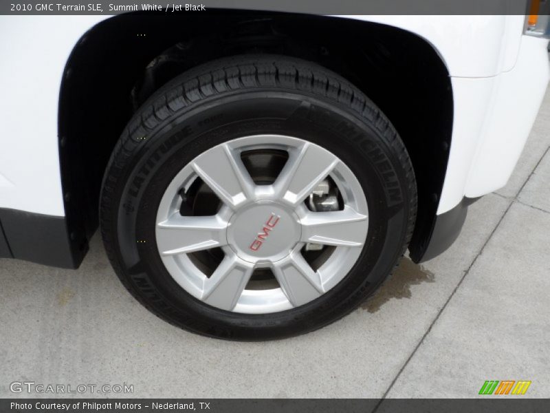 Summit White / Jet Black 2010 GMC Terrain SLE