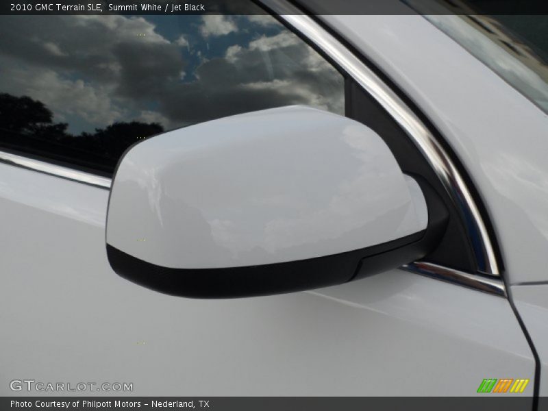 Summit White / Jet Black 2010 GMC Terrain SLE