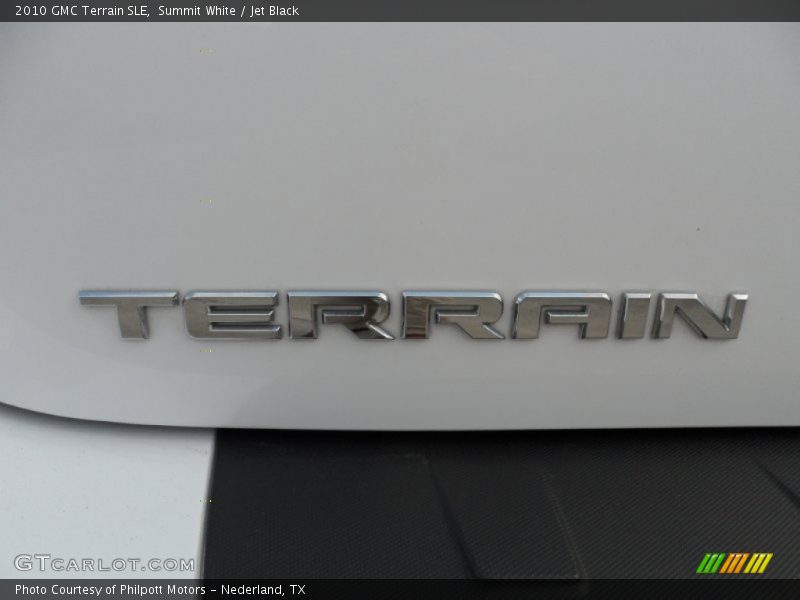 Summit White / Jet Black 2010 GMC Terrain SLE