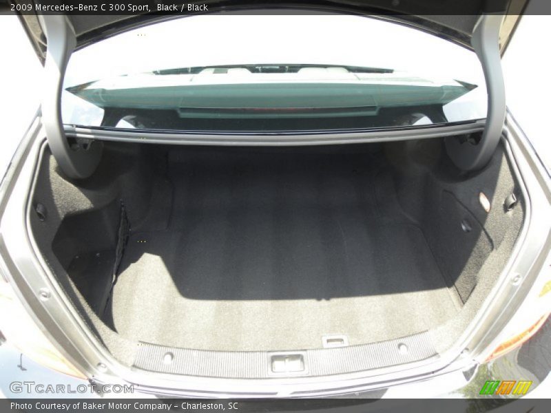 Black / Black 2009 Mercedes-Benz C 300 Sport