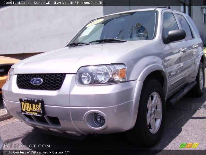 Silver Metallic / Medium/Dark Flint 2006 Ford Escape Hybrid 4WD