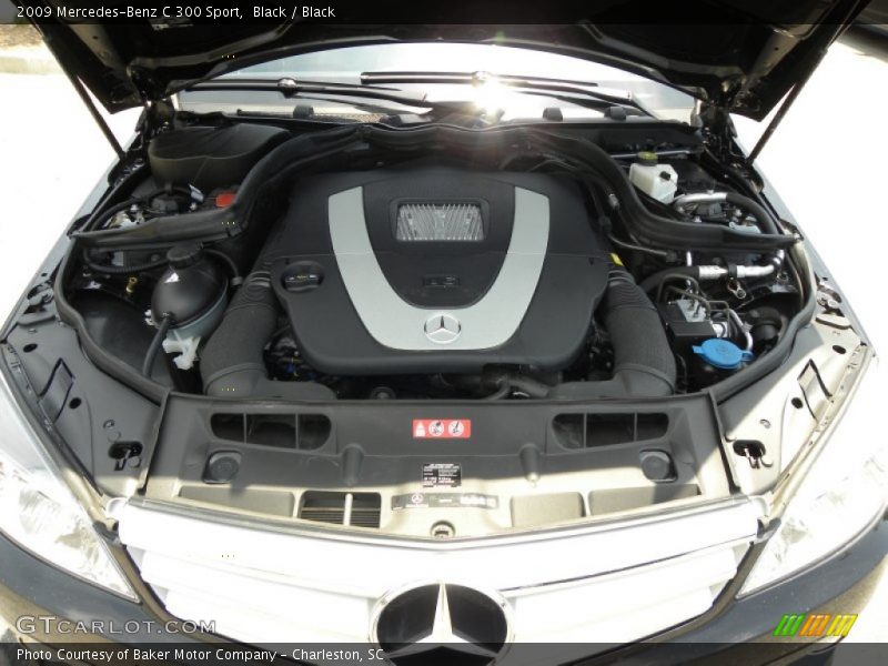 Black / Black 2009 Mercedes-Benz C 300 Sport