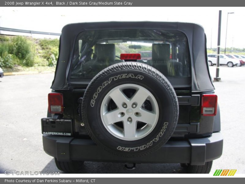 Black / Dark Slate Gray/Medium Slate Gray 2008 Jeep Wrangler X 4x4